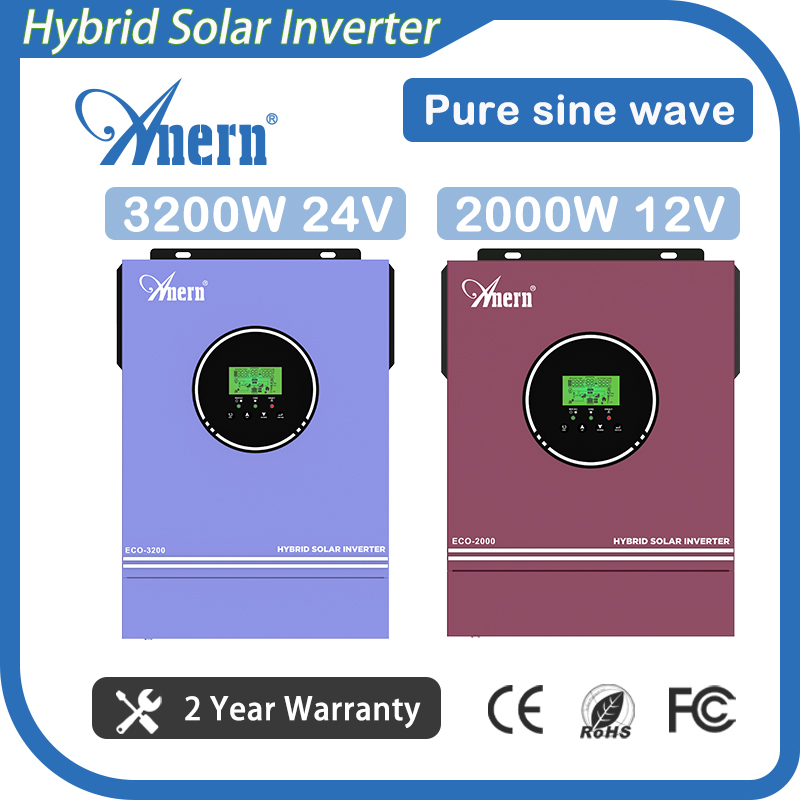 Grid Tie Inverter Limiter 2000W - Anern 3200W 2000W Off Grid Hybride