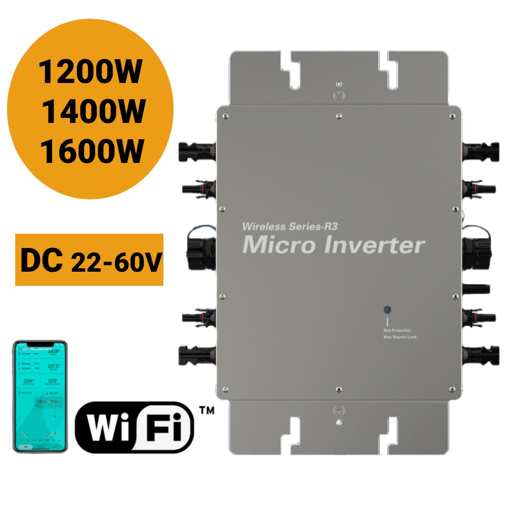 Grid Tie Watt Solar Micro-omvo - Micro Inverter 1400W Solar Grid Tie recensie en prijs
