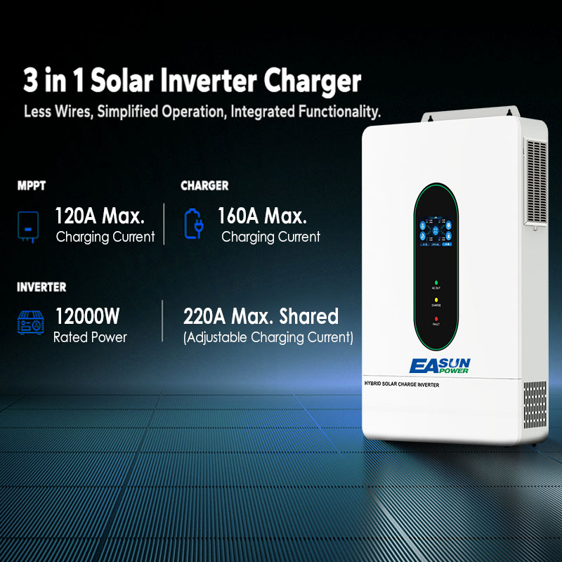 EASUN US 12KW 12000W Split-Pha - Grid Tie Inverter Limiter 2000W recensie en prijs