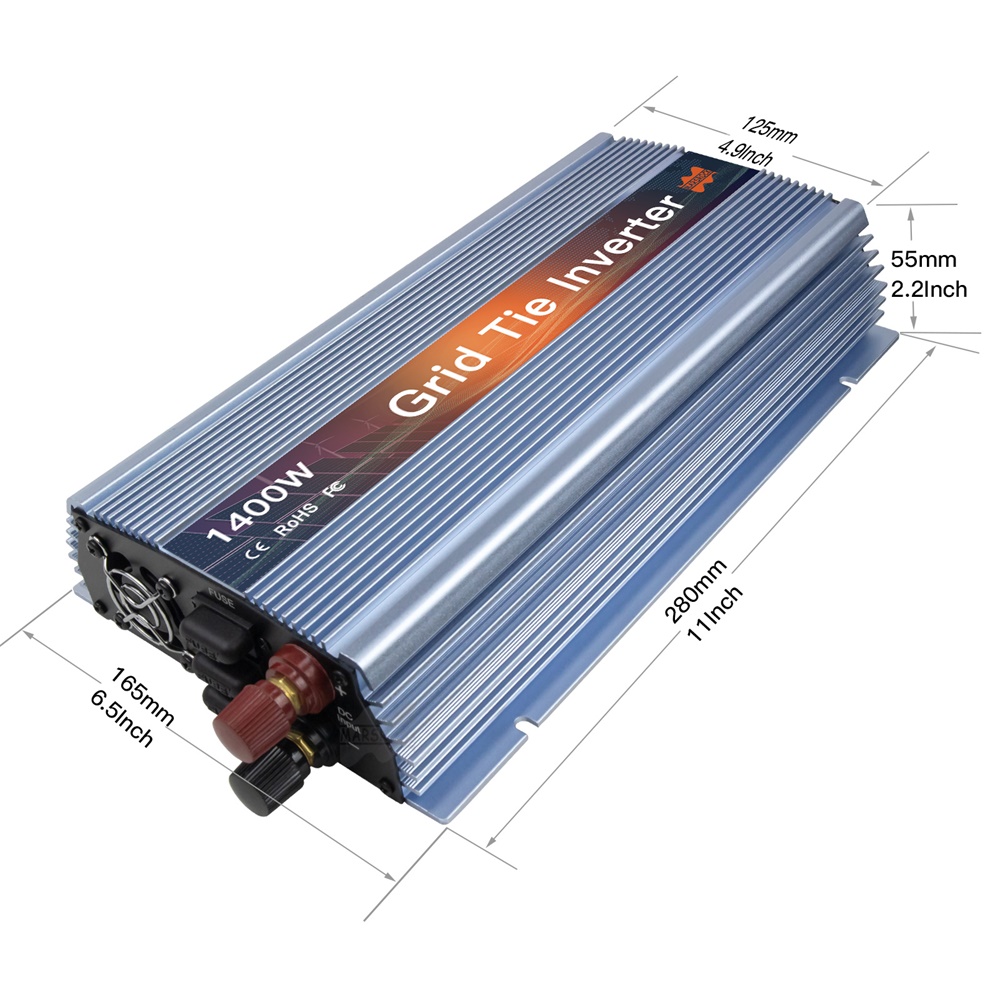1400W Grid Tie Micro Zonne-Ene - Micro Inverter 1400W Solar Grid Tie recensie en prijs